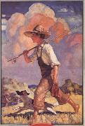 Coca-Cola Calendar Illustration NC Wyeth